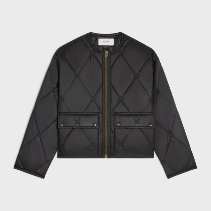 Quilted Jacket in Light Nylon