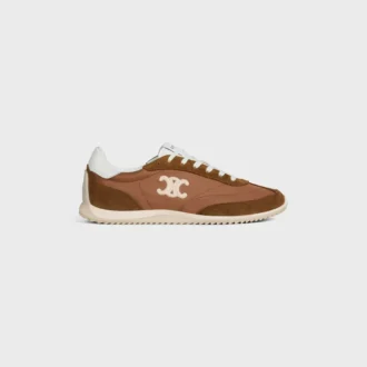 Racer Sneaker in Nylon, Suede Calfskin and Calfskin Racer Sneaker in Nylon, Suede Calfskin and Calfskin