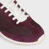 Racer Sneaker in Nylon, Suede Calfskin and Calfskin