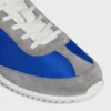 Racer Sneaker in Nylon, Suede Calfskin and Calfskin