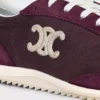 Racer Sneaker in Nylon, Suede Calfskin and Calfskin