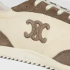 Racer Sneaker in Nylon, Suede Calfskin and Calfskin