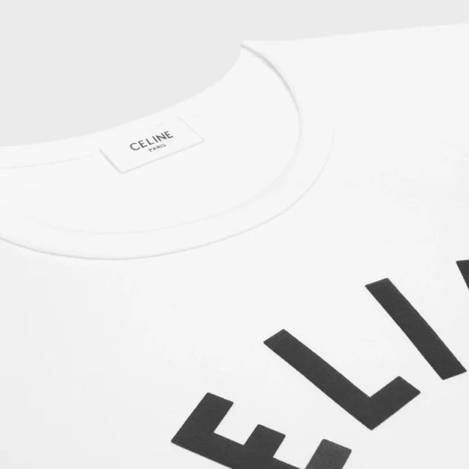 Regular T-Shirt in Ribbed Cotton Jersey