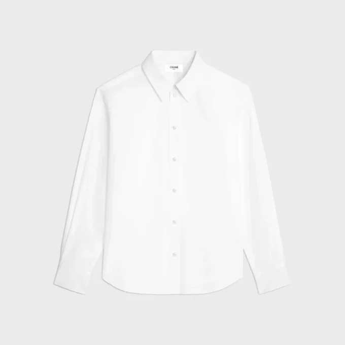 Relaxed Shirt in Cotton Poplin Relaxed Shirt in Cotton Poplin