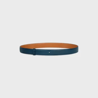 Reversible Strap 25Mm in Taurillon and Natural Calfskin Reversible Strap 25Mm in Taurillon and Natural Calfskin