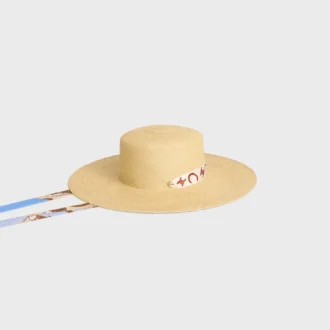 Ribbon Hat in Straw