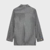 Safari Jacket in Hickory Striped Cotton