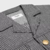 Safari Jacket in Hickory Striped Cotton