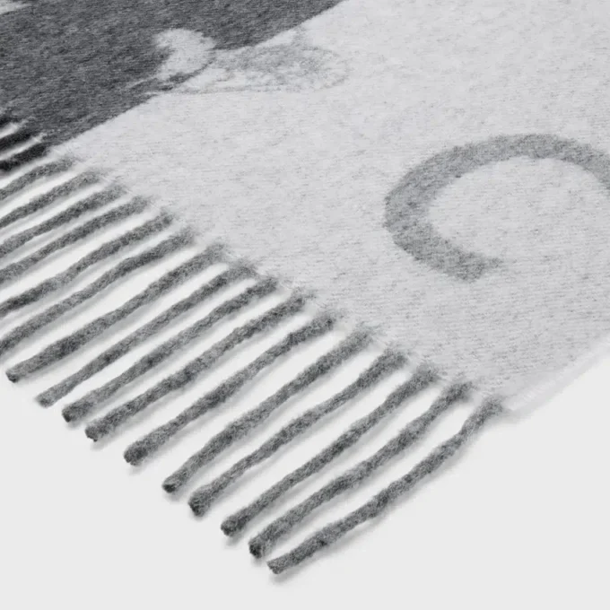 Scarf in Wool and Cashmere