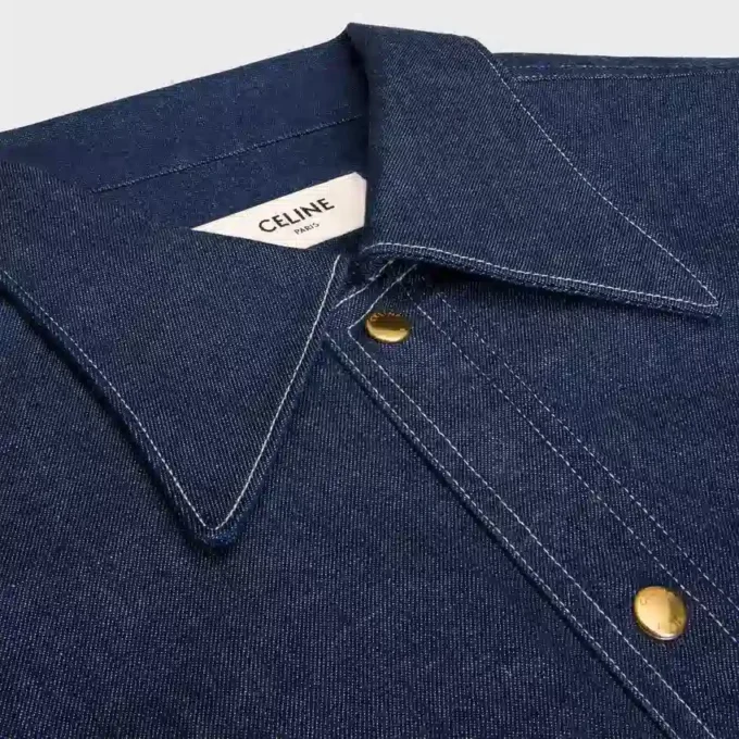 Shirt in Cotton Denim