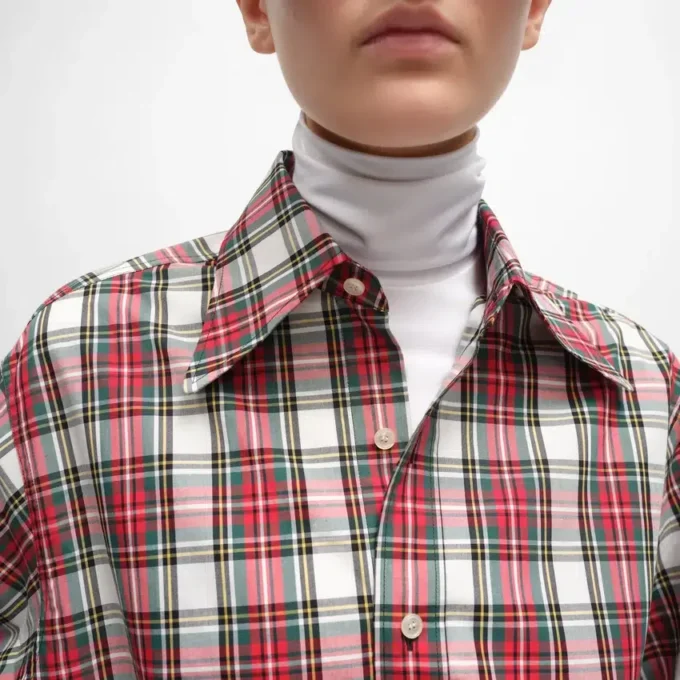 Shirt in Tartan Cotton