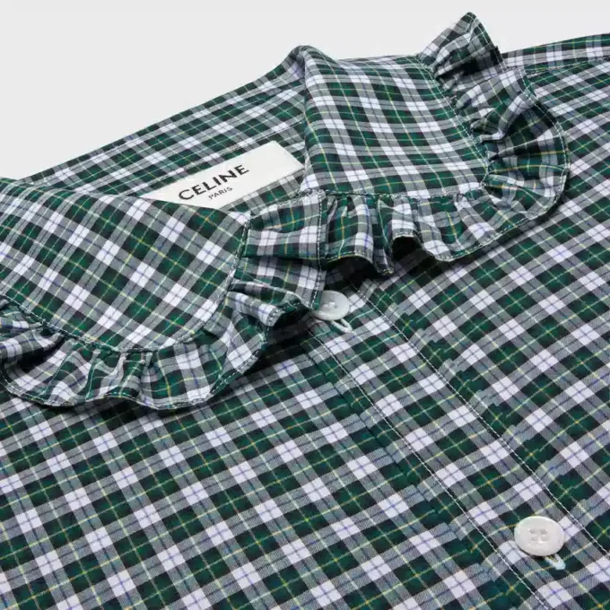 Shirt in Tartan Cotton Cloth