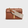 Short Strap in Wool with Celine Jacquard with Gold Finishing