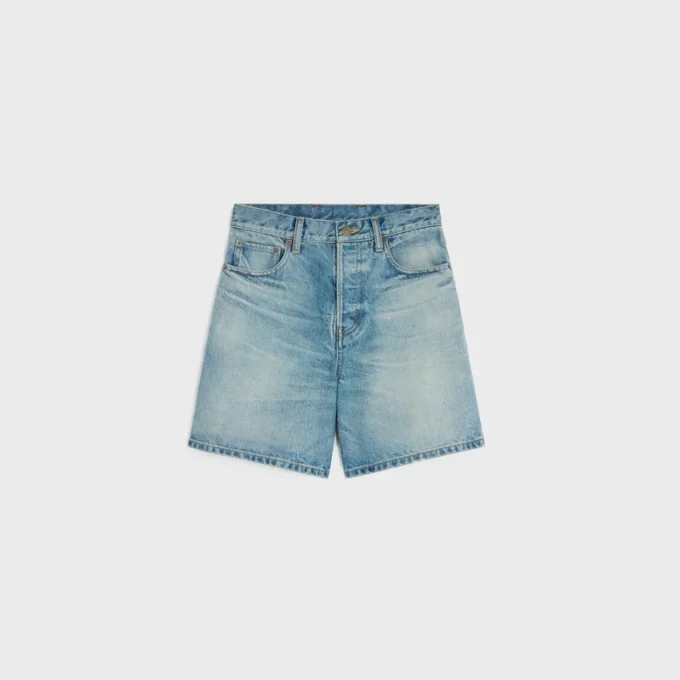 Shorts 001 in Cotton Denim
