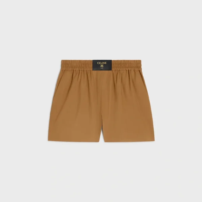 Shorts in Cotton and Linen Cloth