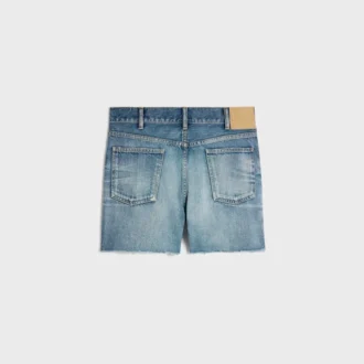 Skate Shorts in Electric Sky Wash Denim