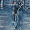 Skate Shorts in Electric Sky Wash Denim