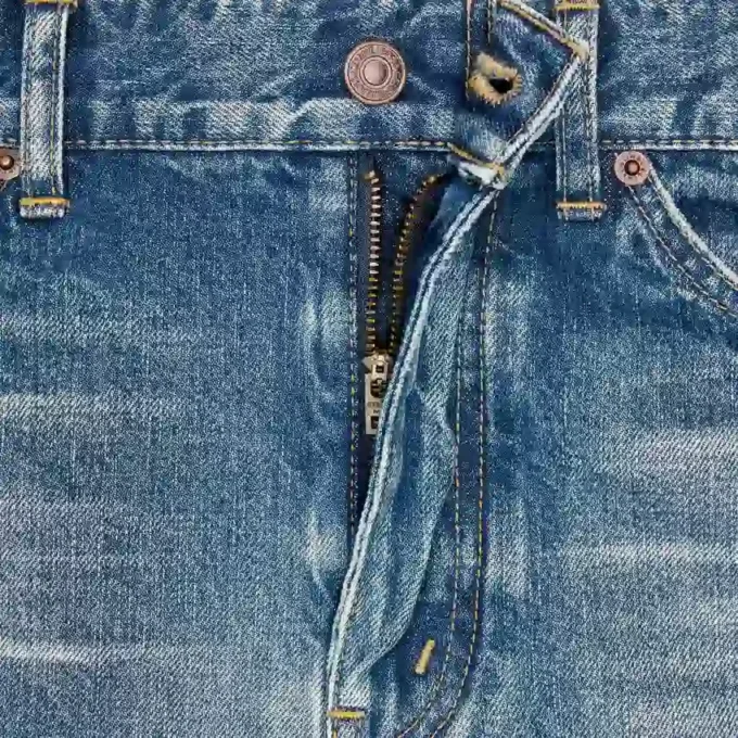 Skate Shorts in Electric Sky Wash Denim