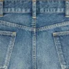 Skate Shorts in Electric Sky Wash Denim