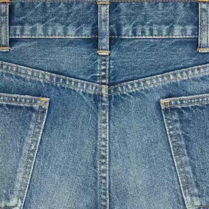 Skate Shorts in Electric Sky Wash Denim