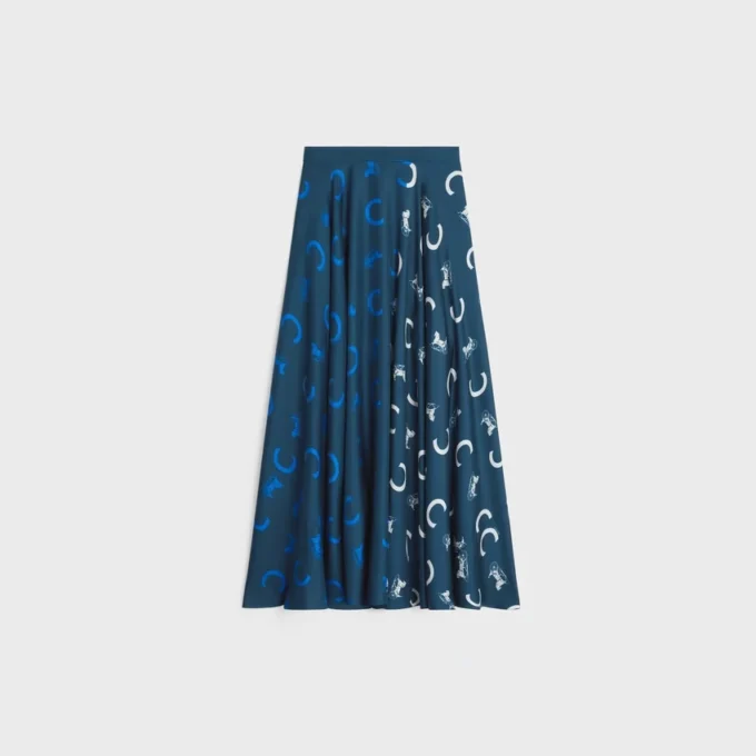Skirt in Silk Twill