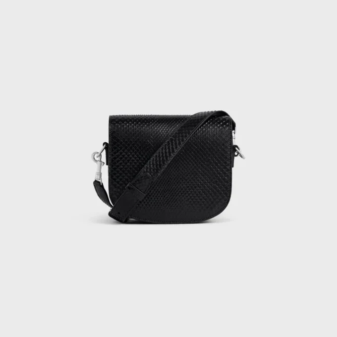 Small Besace Strap Triomphe in Python