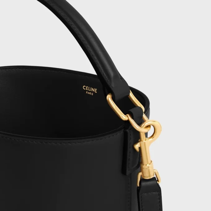 Small Bucket Louise in Smooth Calfskin