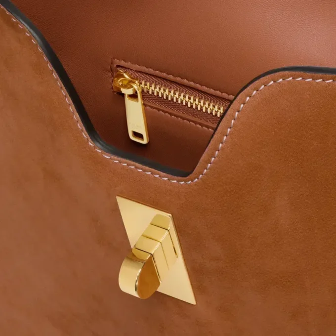 Small Camille 16 Soft Bag in Nubuck Calfskin