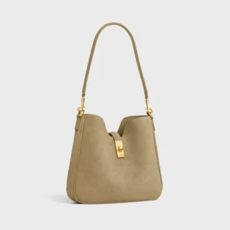 Small Camille 16 Soft Bag in Suede Calfskin Small Camille 16 Soft Bag in Suede Calfskin