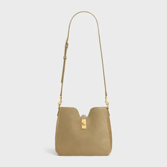 Small Camille 16 Soft Bag in Suede Calfskin