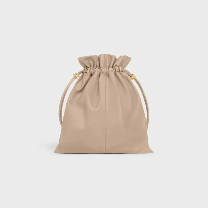 Small Crystal Pouch in Lambskin