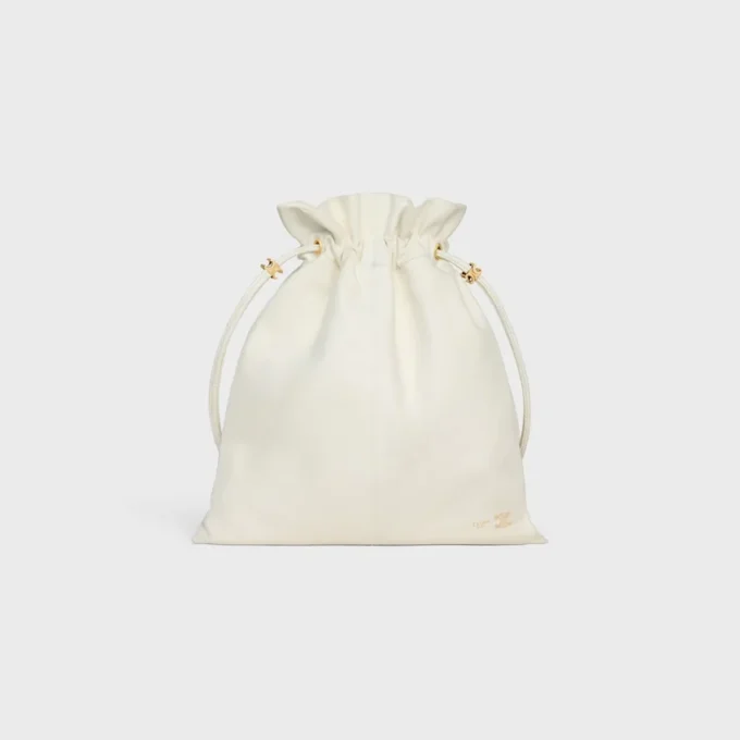 Small Crystal Pouch in Lambskin