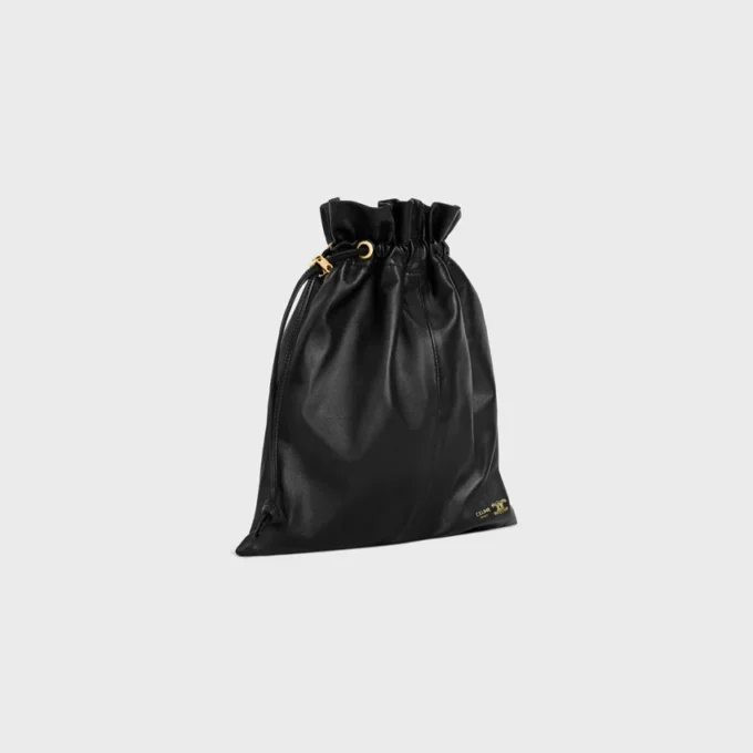 Small Crystal Pouch in Lambskin