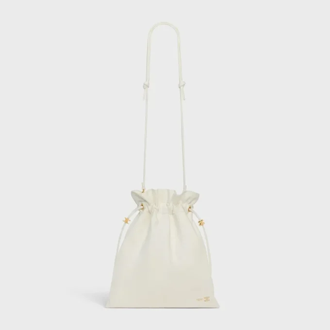 Small Crystal Pouch in Lambskin