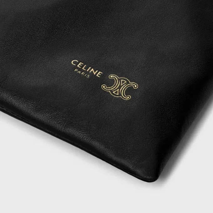 Small Crystal Pouch in Lambskin