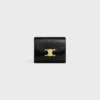 Small Flap Wallet Triomphe in Lizard