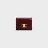 Small Flap Wallet Triomphe in Patent Calfskin