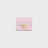 Small Flap Wallet Triomphe in Shiny Calfskin