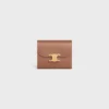 Small Flap Wallet Triomphe in Shiny Calfskin