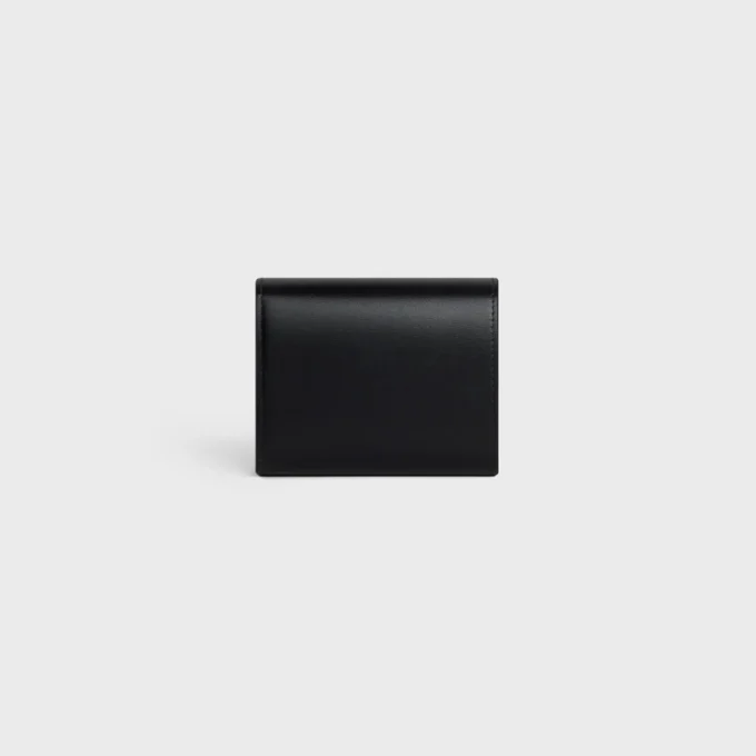 Small Flap Wallet Triomphe in Shiny Calfskin