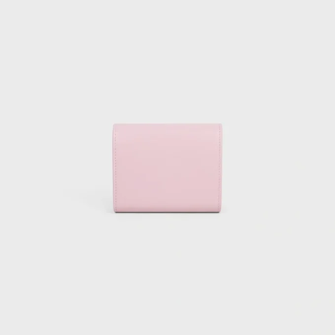 Small Flap Wallet Triomphe in Shiny Calfskin