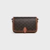 Small Folco Messenger in Triomphe Canvas and Calfskin