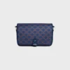 Small Folco Messenger in Triomphe Canvas and Calfskin