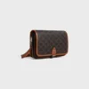 Small Folco Messenger in Triomphe Canvas and Calfskin