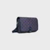 Small Folco Messenger in Triomphe Canvas and Calfskin