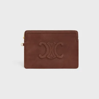 Small Pouch with Strap Cuir Triomphe in Grained Calfskin Small Pouch with Strap Cuir Triomphe in Grained Calfskin