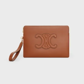 Small Pouch with Strap Cuir Triomphe in Smooth Calfskin Small Pouch with Strap Cuir Triomphe in Smooth Calfskin