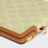 Small Pouch with Strap Cuir Triomphe in Toile Triomphe Et Veau
