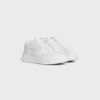 Sneaker Trainer Ct-09 in Calfskin and Mesh