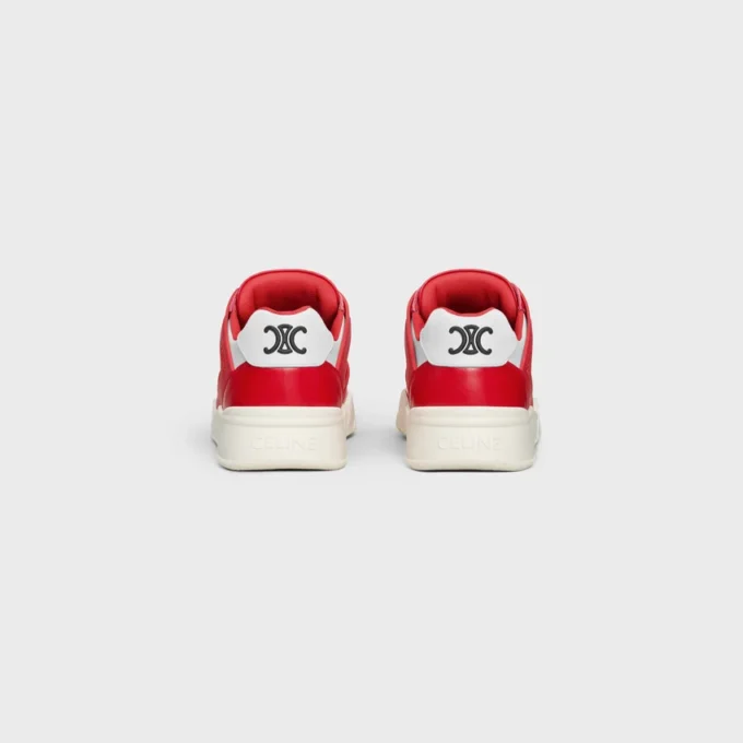 Sneaker Trainer Ct-09 in Calfskin and Mesh